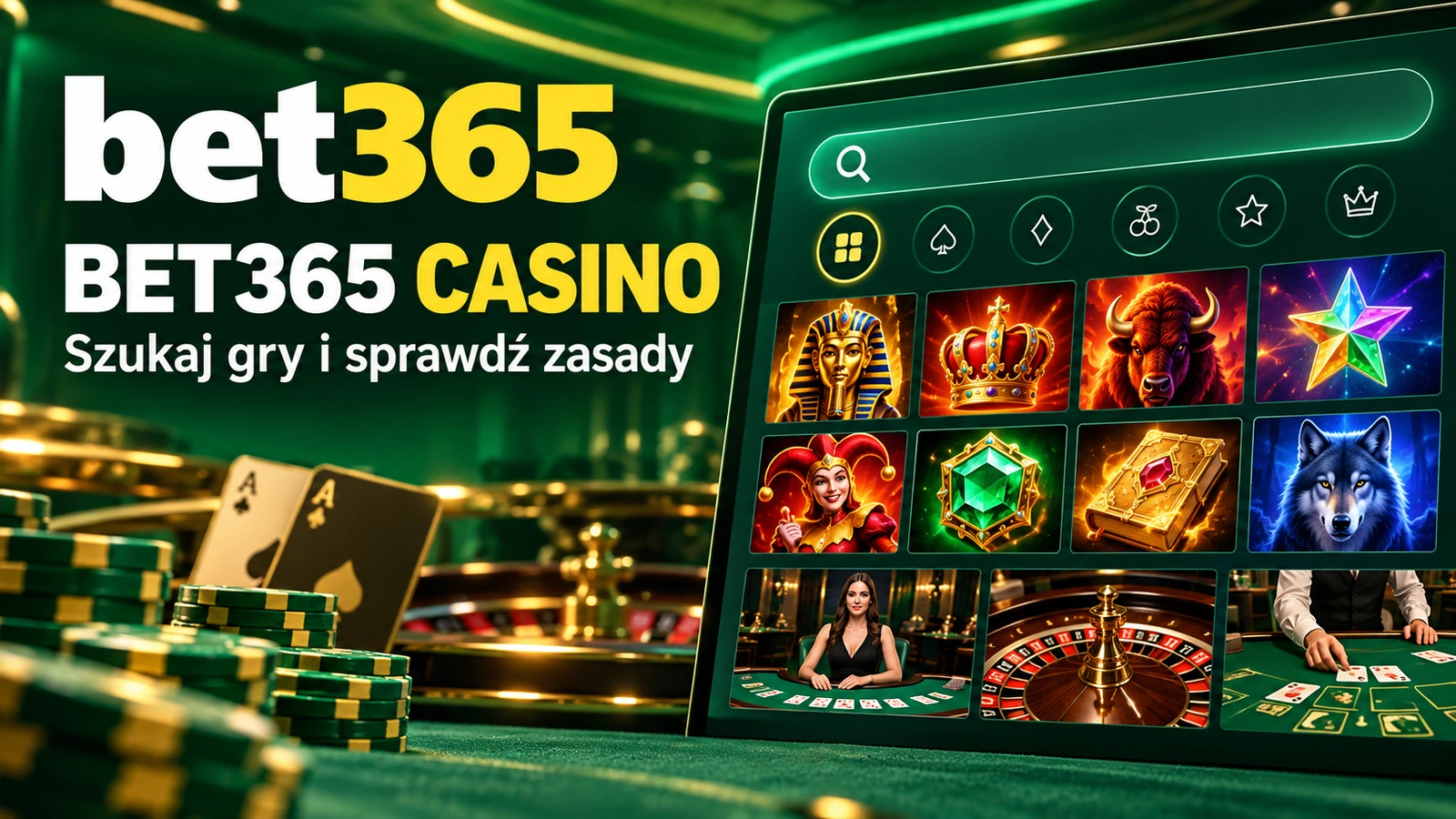 bet365 casino wyszukiwanie gier