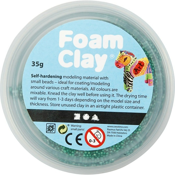 Masa Foam Clay Ciemno Zielona 35 g