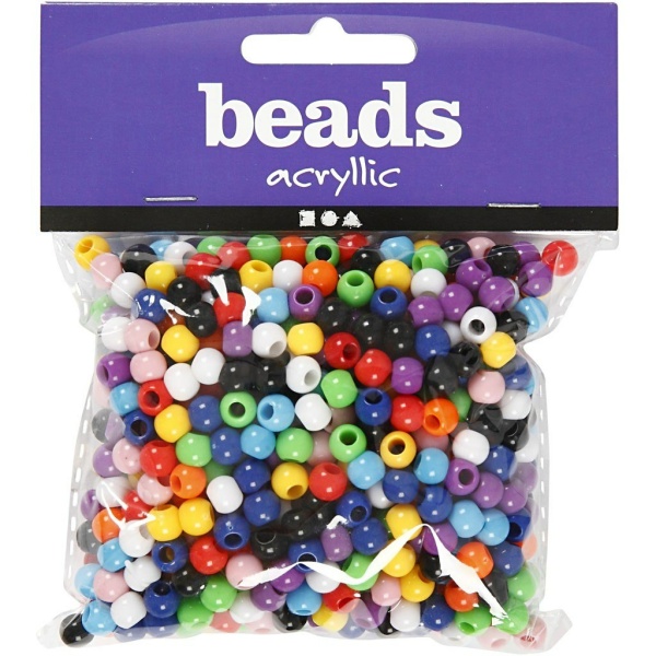 Pony beads - koraliki D: 6 mm