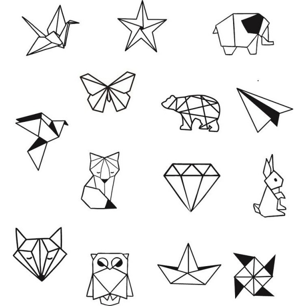 Stempelki w Słoju Origami