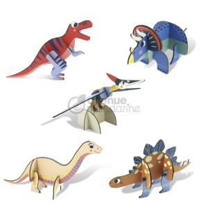 Puzzle 3D Dinozaury